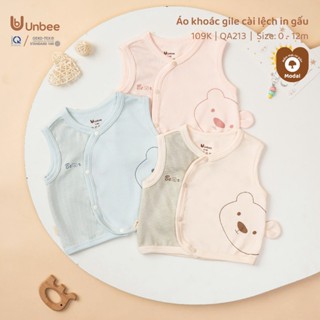  Unbee Áo Khoác Gile Cài Lệch Cho Bé Trai Bé Gái Có Size Từ Sơ Sinh 