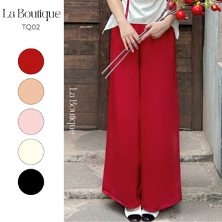 Quần Lụa Satin La Boutique Dáng Suông Dài Tết-TQ02
