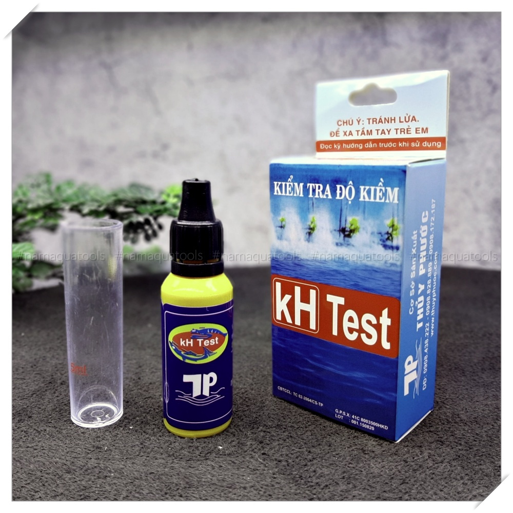 kH Test Kit (thuyphuoc) | Kiểm Tra Nhanh Độ kiềm kH Cho Bể Cá Cảnh, Bể Thuỷ Sinh