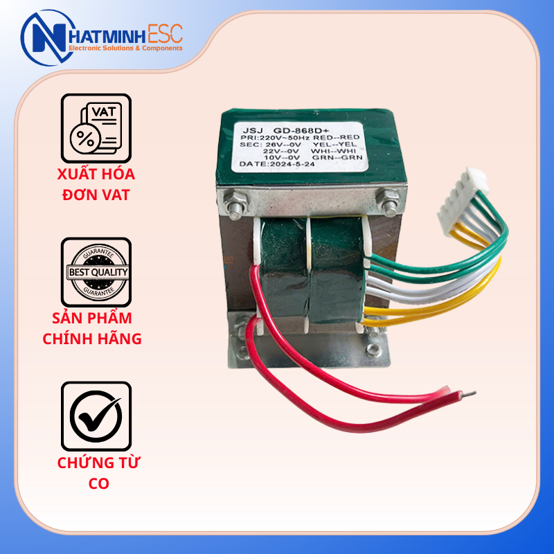 Biến áp trạm hàn khò GORDAK 868D+ chính hãng