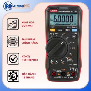 Đồng hồ vạn năng điện tử UNI-T UT117C (TrueRMS, Bluetooth, LoZ, LPF, Auto)