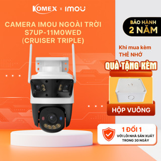 Camera IMOU 3 mắt ngoài trời S7UP-11M0WED Cruiser Triple góc nhìn rộng và theo dõi chi tiết