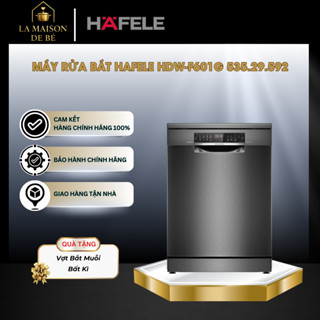 Máy Rửa Chén 15 Bộ Hafele HDW-F601G – 535.29.592 - 7 Chương Trình Rửa - Cảm Ứng Màn Hình LED - LMS