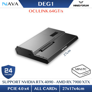  eGPU DEG1 Oculink Minisforum Kết nối card màn hình rời qua NVME Chưa Gồm Card Vga Và Nguồn PSU 