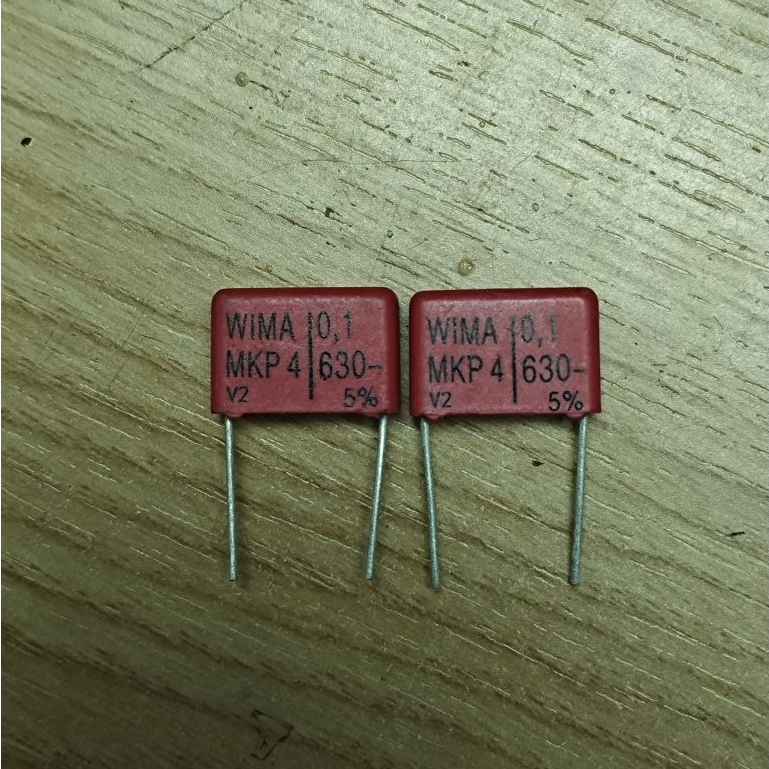 A17 Tụ điện màu đỏ WIMA MKP4 630V 0.1UF 104 (01 con)