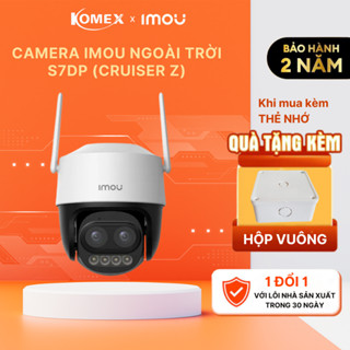 Camera IMOU ngoài trời Cruiser Z S7DP 5MP (3K) đàm thoại 2 chiều bật đèn hú còi zoom kết hợp 12X