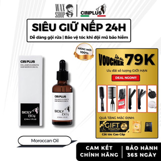  Tinh dầu dưỡng tóc nam Cin Plus Collagen & Keratin Hair Moroccan Oil 50ml chính hãng - Cinplus C1 