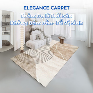 Thảm Nỉ Dạ Lì Bali Trải Sàn Phòng Khách, Thảm Cao Cấp Decor Phòng Siêu Đẹp, Chất Nỉ Lì  Mềm Mịn- Elegance Carpet - TH40