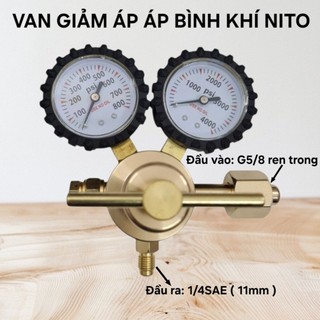 Van giảm áp bình khí Nito, đồng hồ giảm áp bình khí Nito...