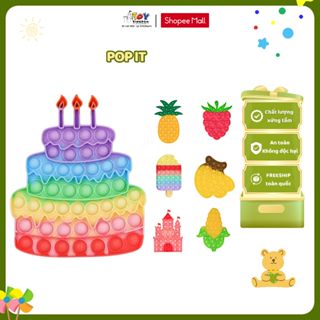 Đồ Chơi Pop it Toykingdom, Giải Trí Thông Minh, Giảm Căng Thẳng cho Người Lớn, Trẻ Em