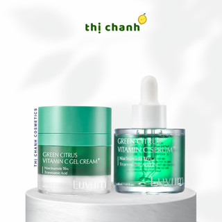  Tinh Chất  Kem Dưỡng Sáng Da Mờ Thâm LUVUM Green Citrus Vitamin C Serum  Gel Cream Plus 