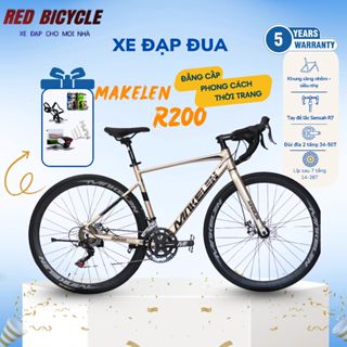 Xe Đạp Đua MAKELEN R200 - Khung Nhôm Bền Đẹp -Tay Đề Lắc Sensah R7- ROAD BIKE mẫu mới