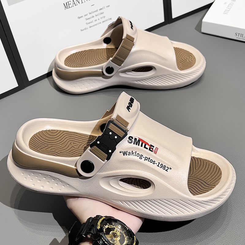 Giày sandal nam EVA tăng chiều cao thoải mái, nhẹ, thường ngày, size 38-45