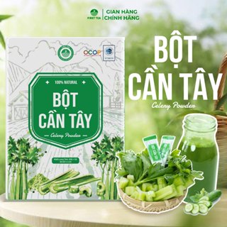 Bột Cần Tây First Tea Sấy Lạnh Nguyên Chát, Hỗ Trợ Giảm Cân, Đẹp Dáng, Sáng Da, Thanh Lọc Cơ Thể