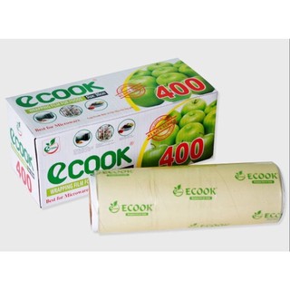 AMZO_MÀNG BỌC THỰC PHẨM BẢO QUẢN THỨC ĂN TRÁI CÂY PVC - SIZE 30CM KÈM DAO CẮT TIỆN LỢI MANGO 400