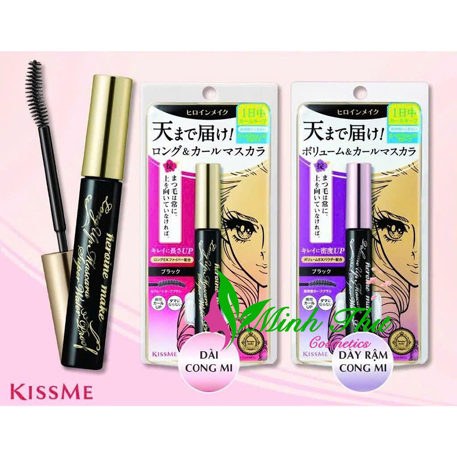 Mascara Kiss Me Heroine Make – Dòng Mascara Chống Trôi Siêu Bền Màu