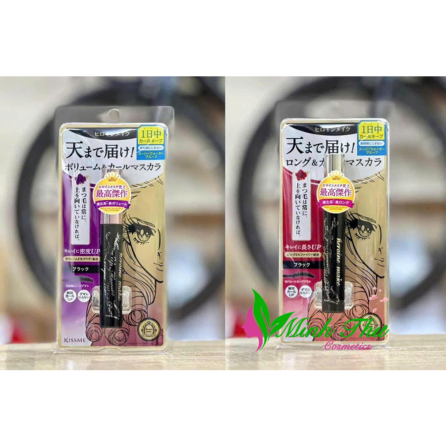 Mascara Kiss Me Heroine Make – Dòng Mascara Chống Trôi Siêu Bền Màu