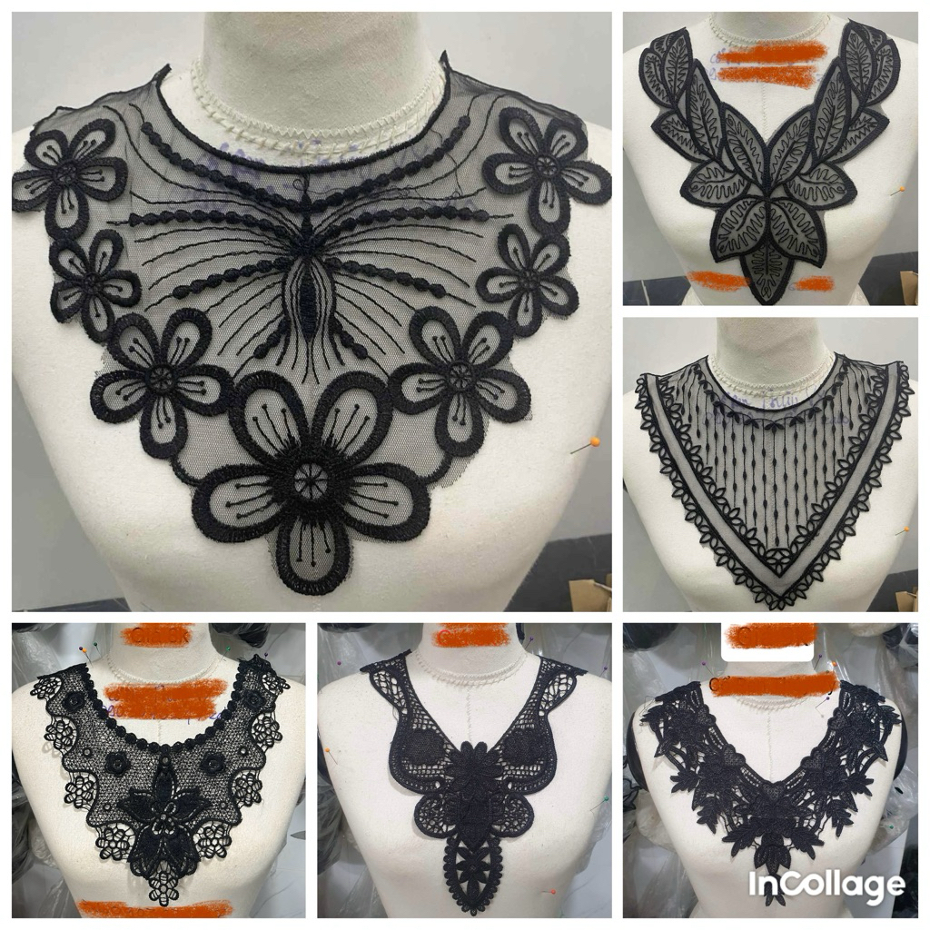 CỔ REN LƯỚI ĐEN GIÁ RẺ ,ĐẸP ( ĐI ĐƠN TỪ 50k )
