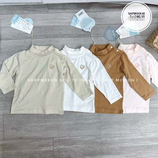 [ Bu Baby ] - Áo giữ nhiệt Bu dài tay cao cổ vải sợi tre cho bé trai bé gái