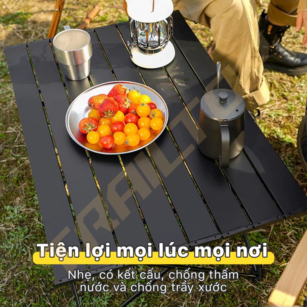 Trailtop Bàn Gấp Gọn Camping Dã Ngoại Cắm Trại Ngoài Trời  Bàn Xếp Gấp Gọn Bàn Cà Phê Chịu Lực 160kg | BigBuy360 - bigbuy360.vn