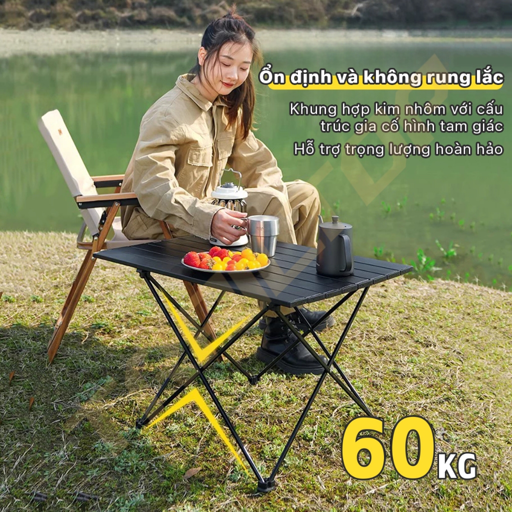 Trailtop Bàn Gấp Gọn Camping Dã Ngoại Cắm Trại Ngoài Trời  Bàn Xếp Gấp Gọn Bàn Cà Phê Chịu Lực 160kg | BigBuy360 - bigbuy360.vn