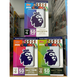    Super Tin   Hộp Thẻ Cầu Thủ Bóng Đá Topps 2026 Premier League Super Tin  25 26   Hộp 53 Thẻ  Hàng chính Hãng   