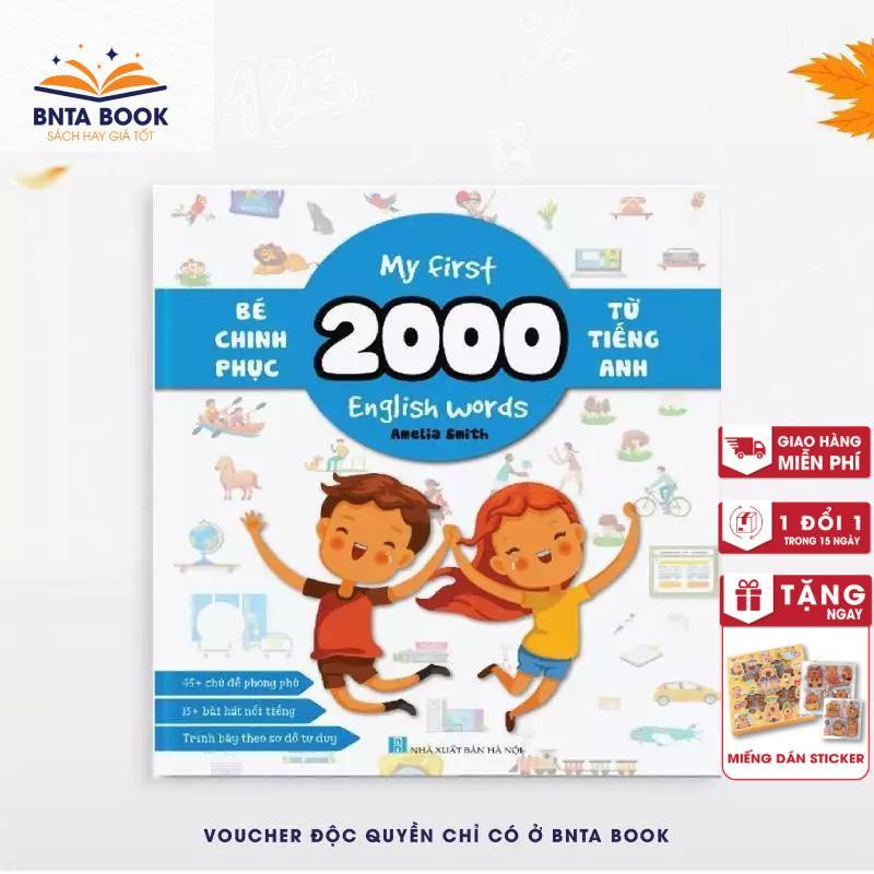 Sách - Bé Chinh Phục 2000 Từ Vựng Tiếng Anh - My First 2000 English Words