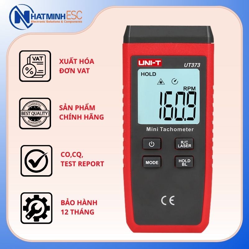 Máy đo tốc độ vòng quay UNI-T UT373 (99999RPM)