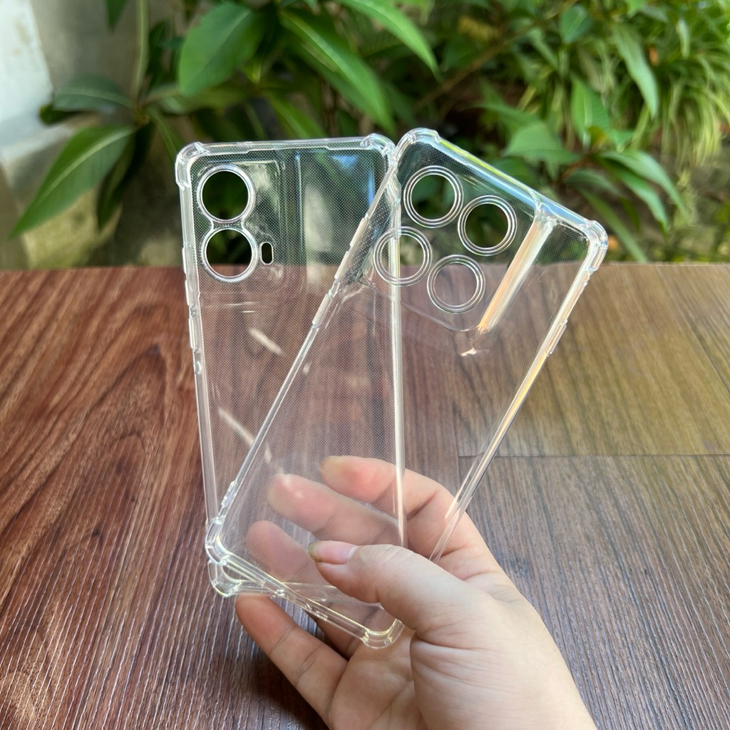 Ốp lưng dẻo silicon cho Motorola Edge 5G 2024/ Edge 2025 5G trong suốt và chống sốc 4 góc