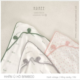 [SALE] HRNEE Khăn xô đa năng size nhỡ / khăn ủ xô bamboo thương hiệu Hrnee cho bé