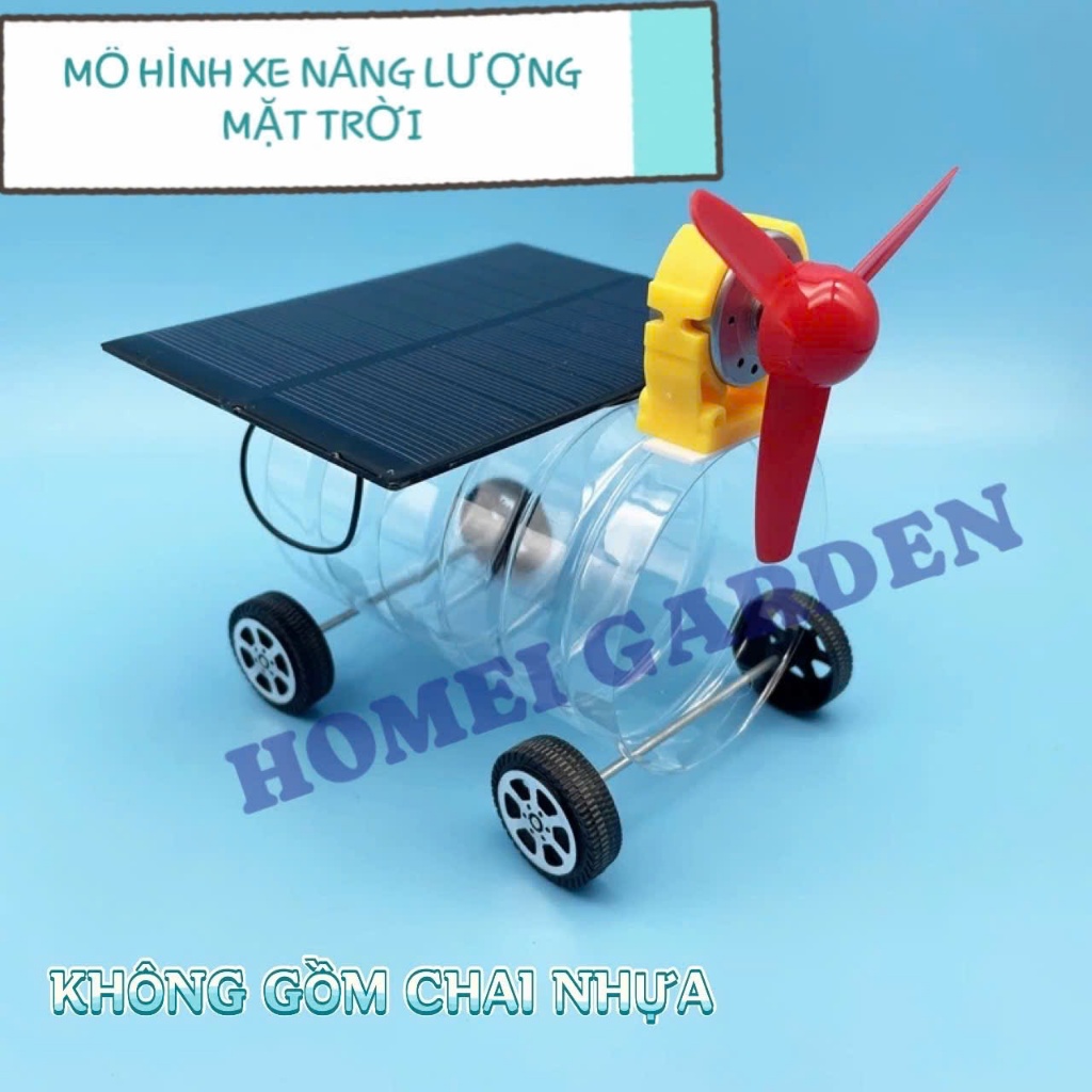 Mô hình xe năng lượng mặt trời DIY – Xe chạy bằng pin mặt trời cho mô hình STEM STEAM - HM0600