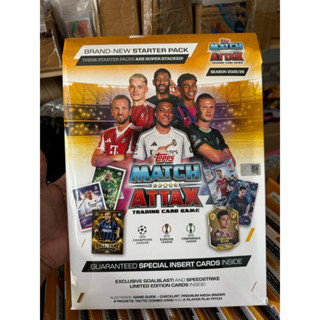    Starter Pack   Túi Album Đựng Thẻ Kèm Thẻ Tặng Topps Match Attax  Starter Pack 2025 26 25 26   Hàng Chính Hãng   