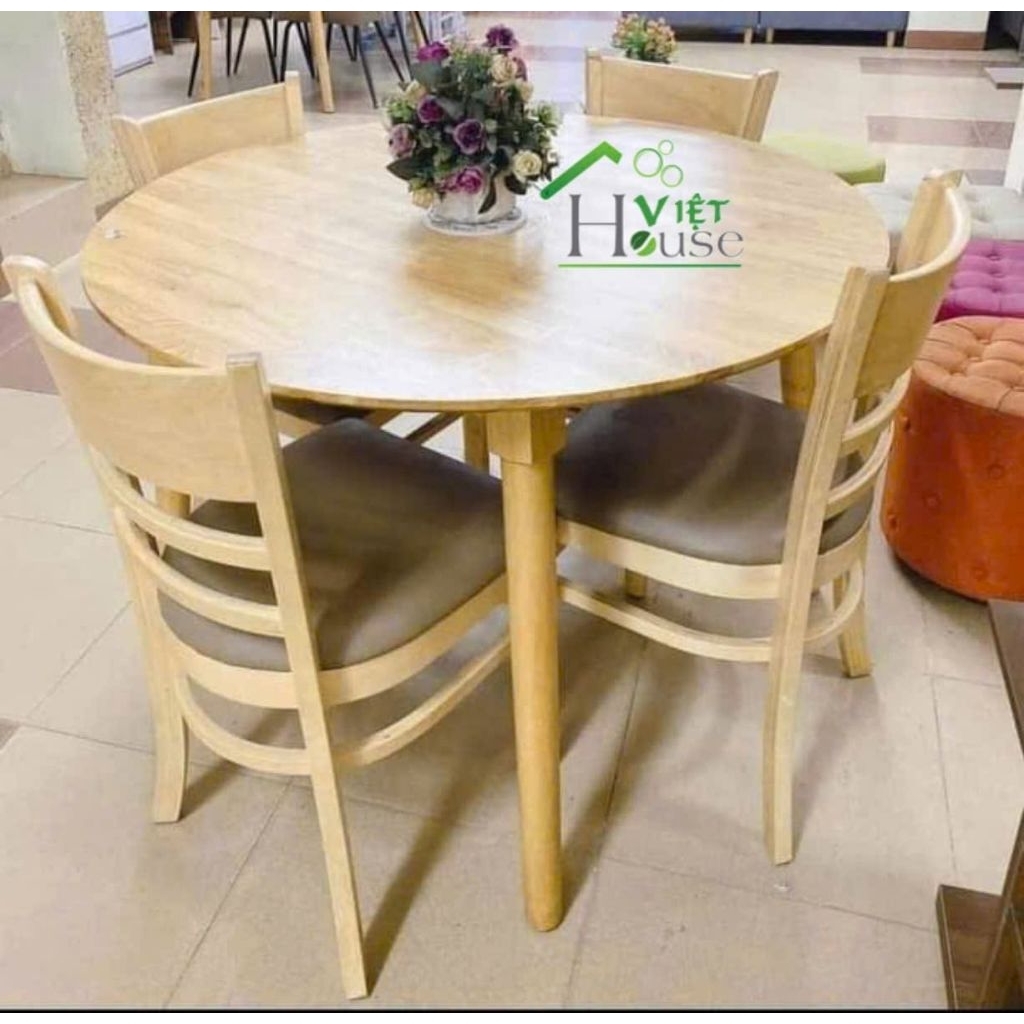 Bộ Bàn ăn tròn Việt House cao cấp (Free ship 1 số kv nt HCM cũ)