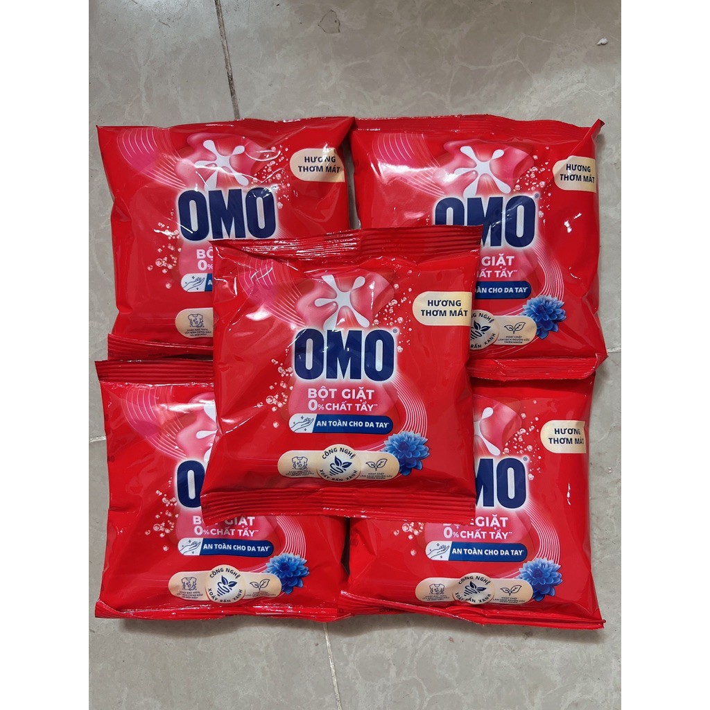 (COMBO 5 GÓI 100G) BỘT giặt 100g mini size du lịch