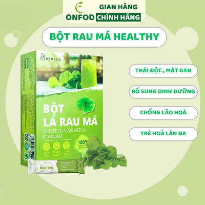 Bột rau má healthy sấy lạnh ONFOD ăn kiêng giảm cân cho người tiểu đường, bé ăn dặm 1 hộp 20 gói 50g