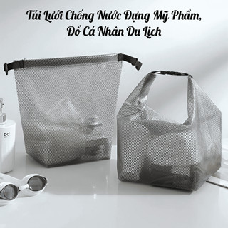 Túi đựng đồ cá nhân đi bơi, đi biển, du lịch LƯỚI CHỐNG NƯỚC – gọn nhẹ, khô thoáng, bền đẹp