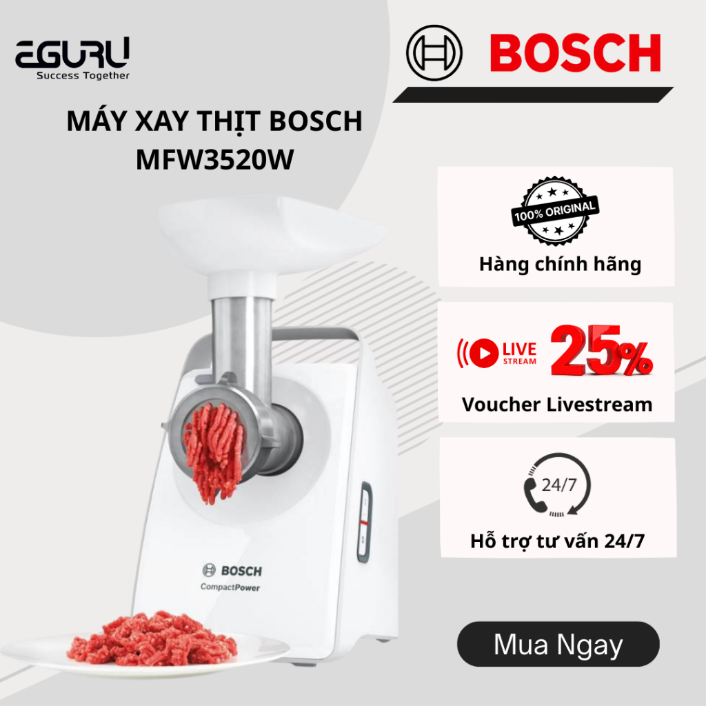 Máy xay thịt BOSCH MFW3520W