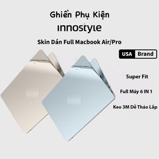 Skin Dán Innostyle USA 3M Diamond 6IN1 Dành Cho Macbook M4/M3/M2/M1 2018-2025