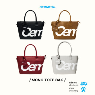 Túi Tote CEMMERY Local Brand Chính Hãng Mono Bag Size Vừa Da PVC Cao Cấp Đứng Form Có Dây Đeo Chéo