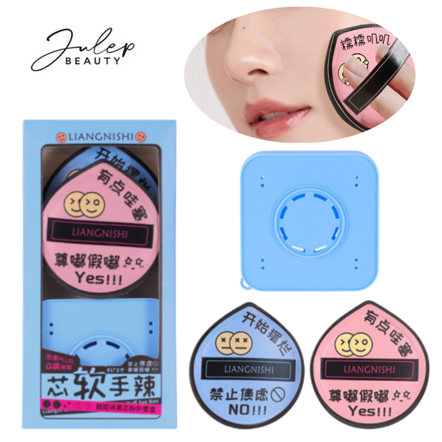Bộ Mút Tán Kem Nền Siêu Mềm Mịn Kèm Hộp Đựng - Mút Tán Kem Nền, Mút Trang Điểm Mềm - JULEP BEAUTY