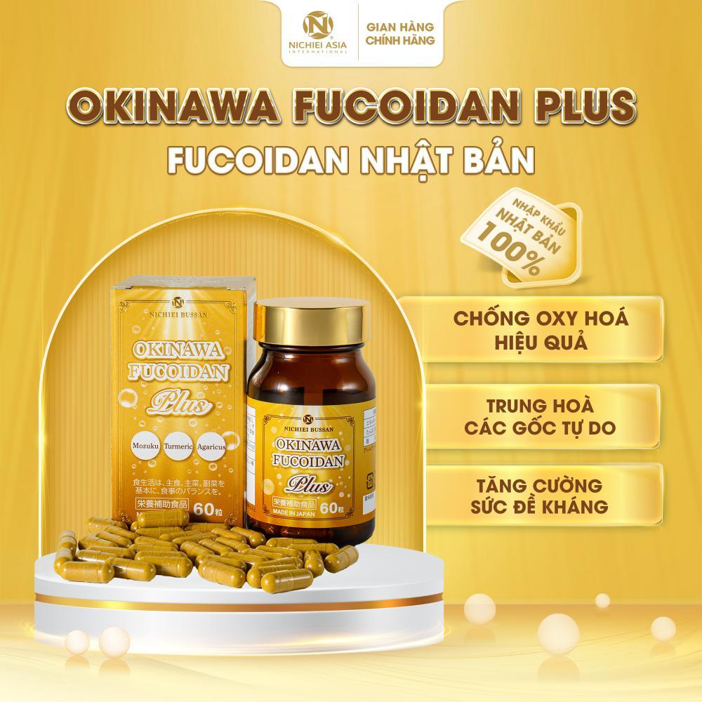 Okinawa Fucoidan Plus 60 viên – Viên uống bổ sung fucoidan cho người phòng ngừa ung thư
