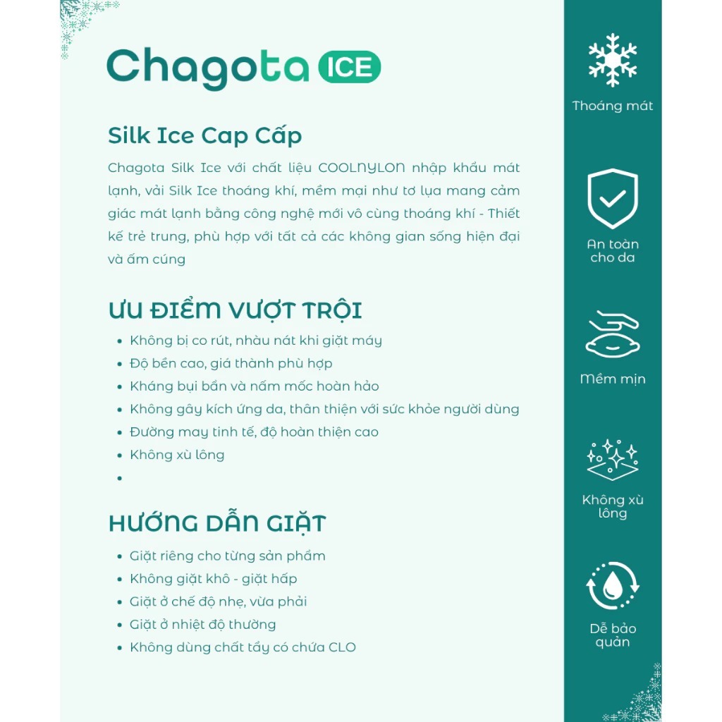 Ga Giường Lụa Silk Ice, Công Nghệ Làm Mát Tức Thì, Bo Chun 4 Góc Chắc Chắn, Thoáng Khí, Kháng Khuẩn 1m2/1m4/1m6/1m8/2m2 | BigBuy360 - bigbuy360.vn