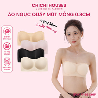 [ HÀNG LOẠI 1 ] Áo Lót Nữ Áo Bra Nữ Áo Không Dây Nâng Vòng 1 Không Gọng Có Mút Đệm Gom Quả Chống Xệ CHICHI 908