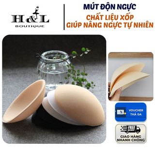 Mút Đệm Ngực Ôm Nâng Ngực Mút Lót 1,5CM Cho Áo Bra Áo Tập Gym Yoga Đồ Bơi Hình Tròn HL BOUTIQUE M258