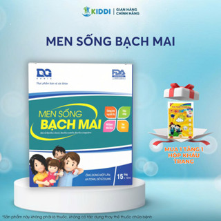 Men Sống Bạch Mai Hỗ trợ rối loạn tiêu hoá, cải thiện tình trạng táo bón, tiêu chảy cho bé Hộp 15 ống x 10ml