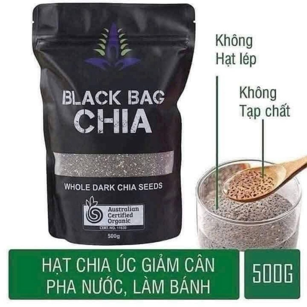 HẠT CHIA ĐEN_ NHẬP KHẨU ÚC( gói 500gr)