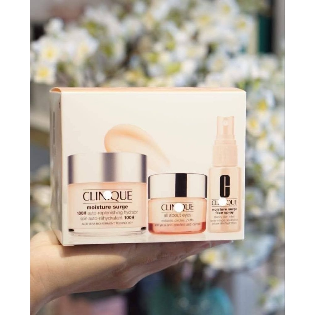 BỘ 3 SẢN PHẨM DƯỠNG CLℹNIQUE MOISTURE SURGE 100H