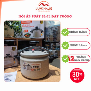 Nồi Áp Suất Đạt Tường DTAS-5L/7L Chính Hãng – Nhôm Dày 1.8mm, An Toàn, Tiện Lợi, Bảo Hành 12 Tháng