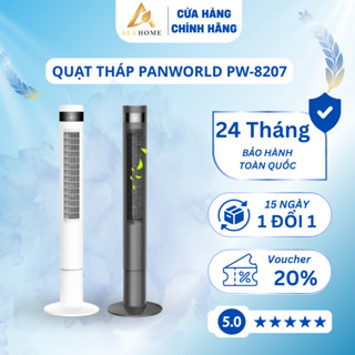 Quạt Tháp Không Cánh Panworld PW-8207, Màn Hình LED, Remote Hẹn Giờ Thông Minh, Bảo Hành 2 Năm