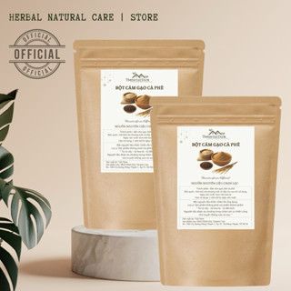  Bột cám gạo cà phê nguyên chất Thenaturfarm   100GR   Nguyên liệu hỗ trợ sáng da mờ thâm sạm tẩy tế bào chết 